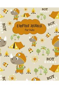 Camping Journal for Kids