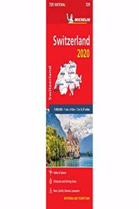Switzerland 2020 - Michelin National Map 729