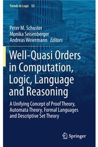 Well-Quasi Orders in Computation, Logic, Language and Reasoning