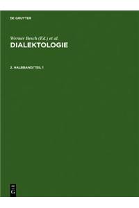 Dialektologie. 2. Halbband