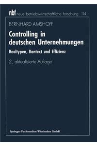 Controlling in Deutschen Unternehmungen