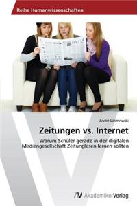 Zeitungen vs. Internet