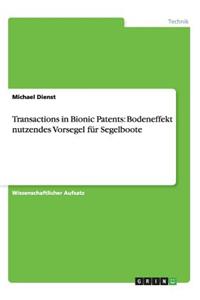 Transactions in Bionic Patents