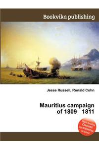 Mauritius Campaign of 1809 1811