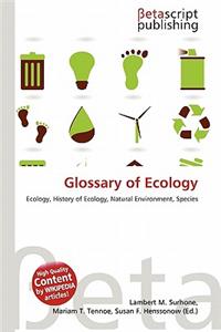 Glossary of Ecology