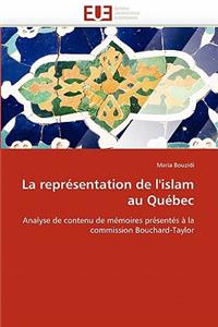 La Repr�sentation de l''islam Au Qu�bec