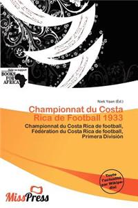 Championnat Du Costa Rica de Football 1933