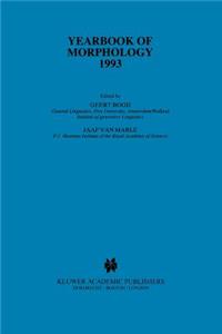 Yearbook of Morphology 1993