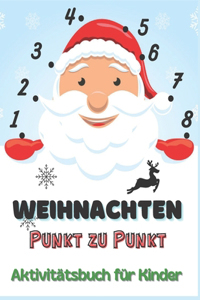 Weihnachten Punkt zu Punkt Aktivitätsbuch für Kinder