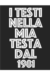 l Testi Nella Mia Testa Dal 1981