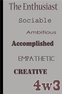 Enneagram 4w3 Daily Gratitude Journal