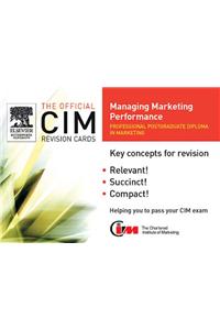 Managing Marketing Performance
