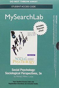 MyLab Search with Pearson eText -- Standalone Access Card -- for Social Psychology