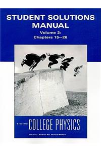 Student Solutions Manual for Essential College Physics, Volume 2