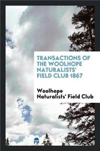 Transactions of the Woolhope Naturalists' Field Club