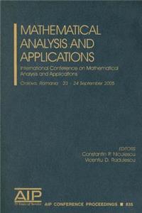 Mathematical Analysis and Applications