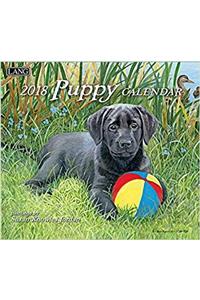 Puppy 2018 Calendar (Deluxe Wall)