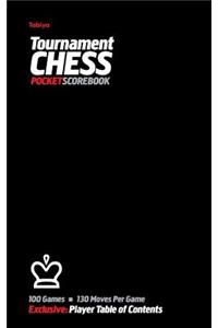 Tabiya Tournament Chess Pocket Scorebook