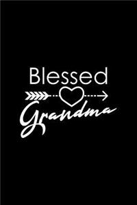 Blessed Grandma: Lined Journal - Blessed Grandma Black Funny Grandmom Family Grandmother Gift - Black Ruled Diary, Prayer, Gratitude, Writing, Travel, Notebook For M