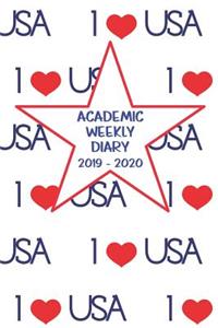 Academic Weekly Diary 2019 - 2020