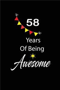58 years of being awesome