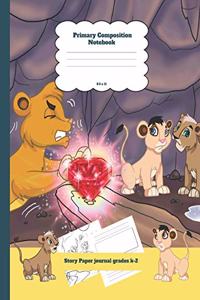 Primary Composition Notebook Story Paper Journal Grades K-2