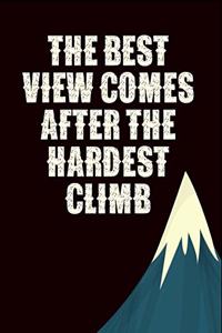 The Best View Comes After The Hardest Climb