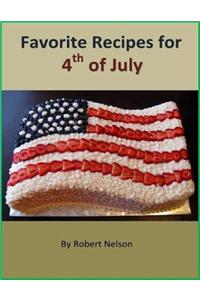 Favorite Recipes for 4th of July