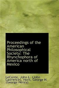 Proceedings of the American Philosophical Society: The Rhynchophora of America North of Mexico