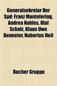 Generalsekretar Der SPD
