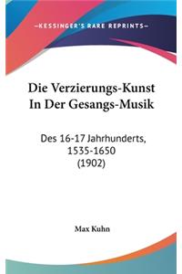 Die Verzierungs-Kunst in Der Gesangs-Musik