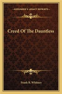Creed Of The Dauntless