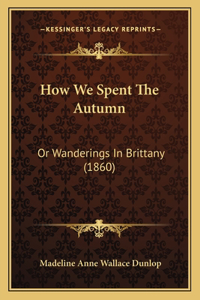How We Spent The Autumn