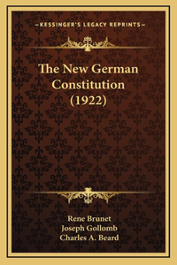The New German Constitution (1922)