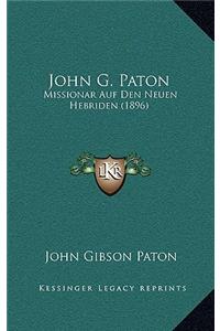 John G. Paton