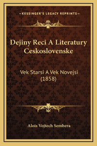 Dejiny Reci A Literatury Ceskoslovenske