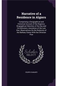 Narrative of a Residence in Algiers