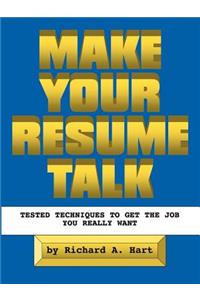 Make Your Resume Talk