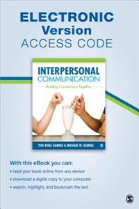 Interpersonal Communication Electronic Version