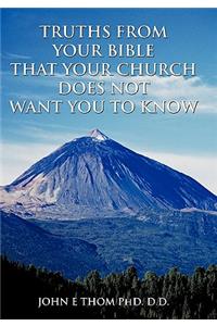 Truths from Your Bible That Your Church Does Not Want You to Know