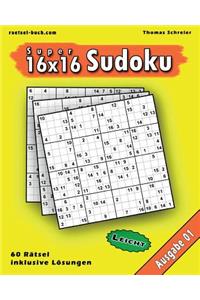 16x16 Super-Sudoku Ausgabe 01, Leicht