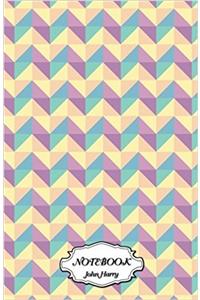 Notebook Journal Dot-grid, Graph, Lined, Blank No Lined - Triangle: Small Pocket Notebook Journal Diary: 2