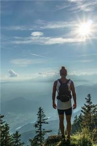 A Girl Hiking in the Mountains Adventure Journal: 150 Page Lined Notebook/Diary