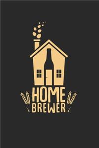 Home Brewing Notebook - Brewer Journal Planner