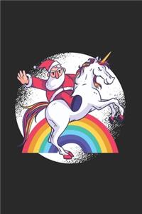 Einhorn Weihnachtsmann Reiterin Pferde Kalender 2032