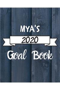Mya's 2020 Goal Book
