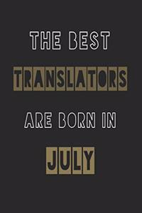 The Best translators are born in July journal