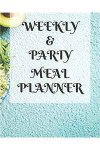 Weekly Meal & Party Planner