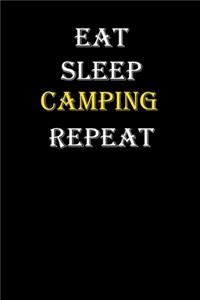 Eat, Sleep, Camping, Repeat Journal