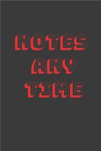 Notes any time notebook